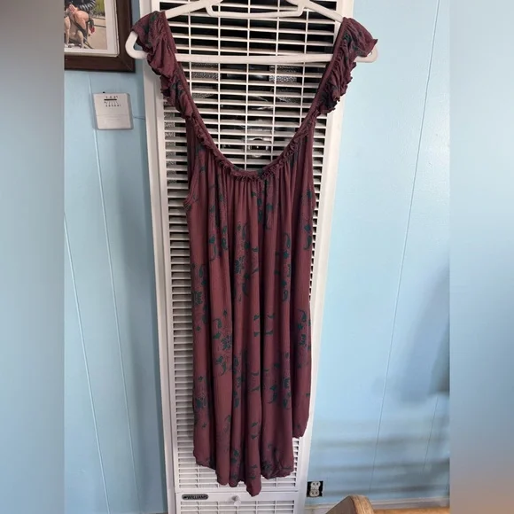 Free People drifter Burgundy Sleeveless Tunic - Picture 6 of 7